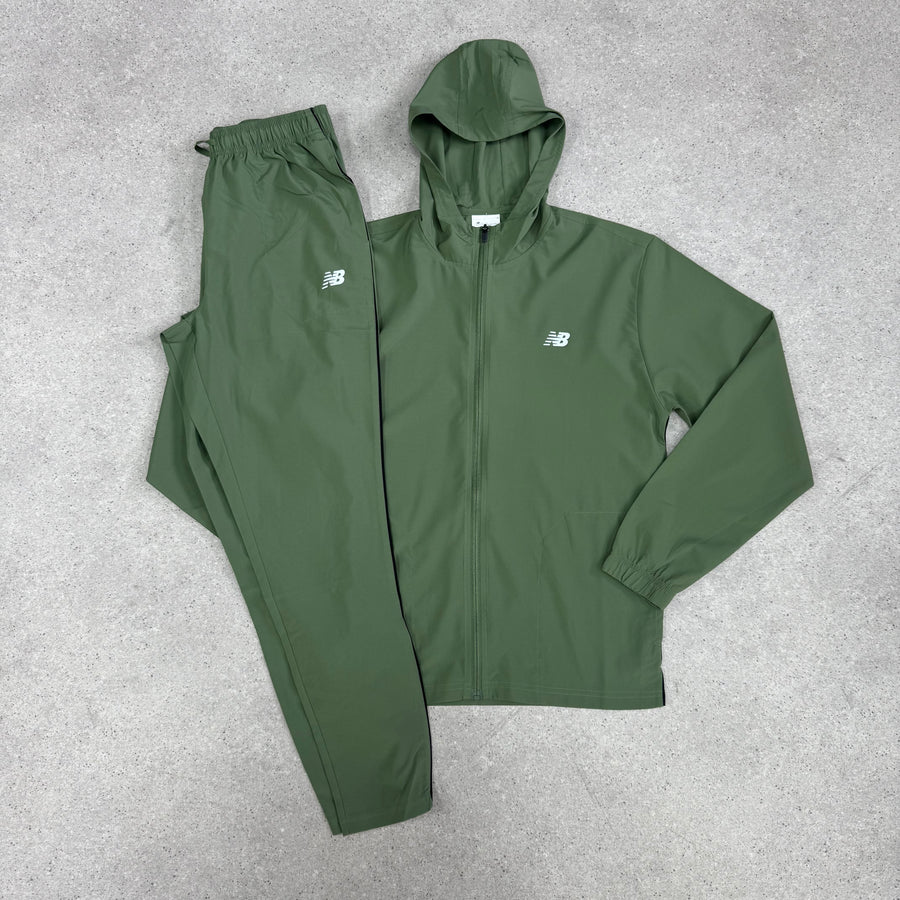 New Balance Woven Tracksuit Khaki