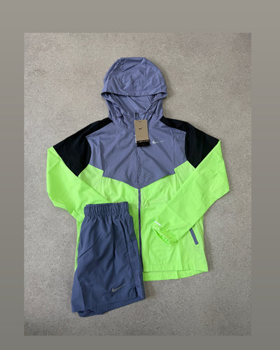 NIKE WINDRUNNER NEON JACKET/SHORT SET
