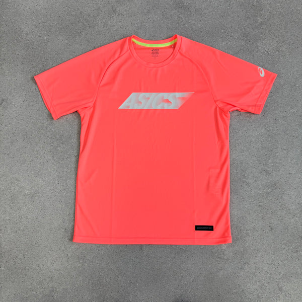 ASICS Garphic T Shirt Coral