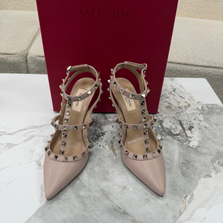 Valentino Rockstud Ankle Strap Pumps