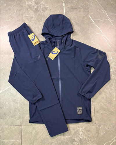Asics Navy Blue Asia Exclusive Tracksuit
