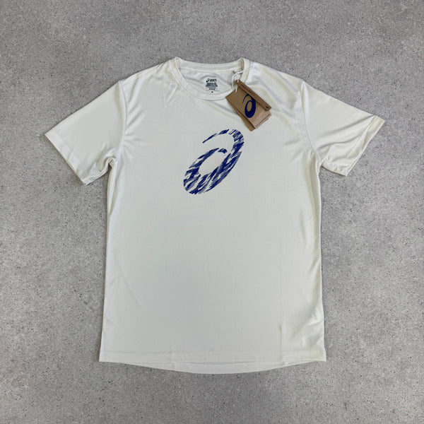 Asics Sport GPX SS T-Shirt Birch/Dark Colbat