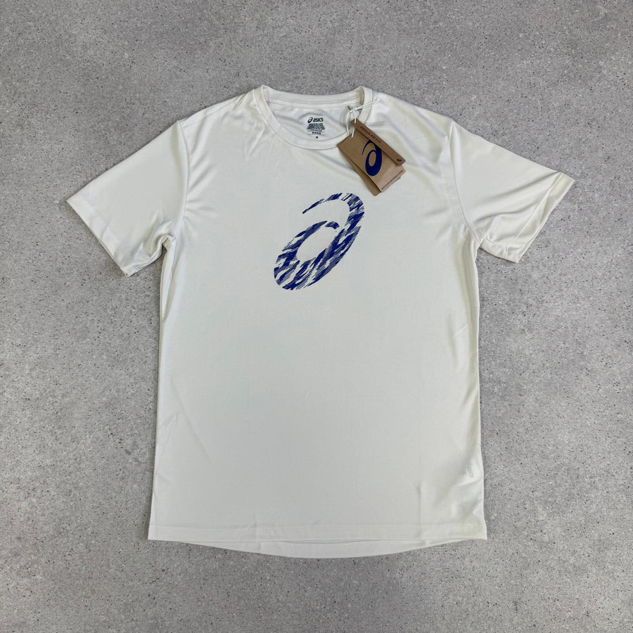 Asics Sport GPX SS T-Shirt Birch/Dark Colbat