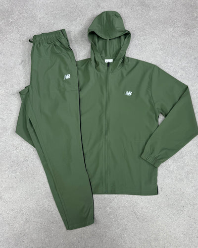 New Balance Woven Tracksuit Khaki
