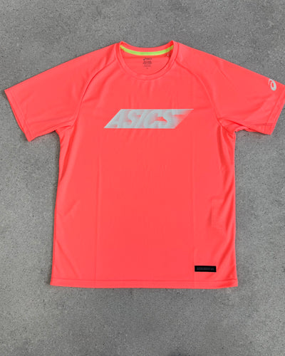 ASICS Garphic T Shirt Coral