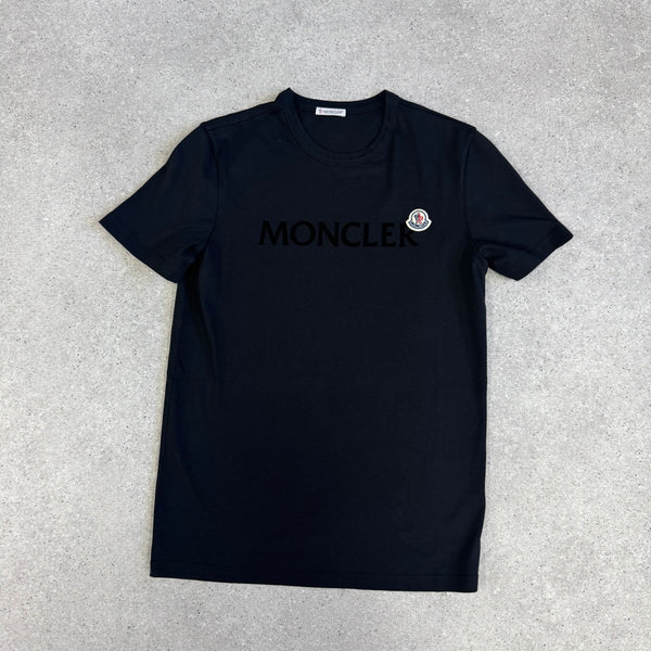 Moncler Crewneck Logo-Patch Cotton T-shirt