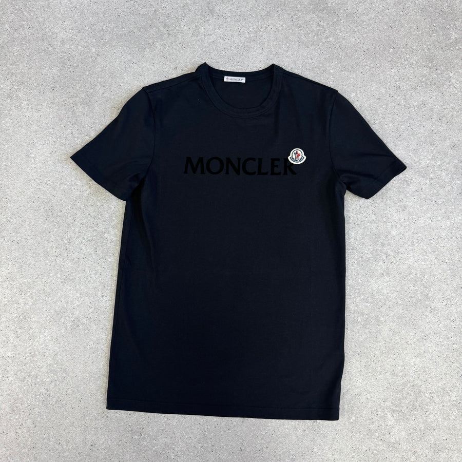 Moncler Crewneck Logo-Patch Cotton T-shirt