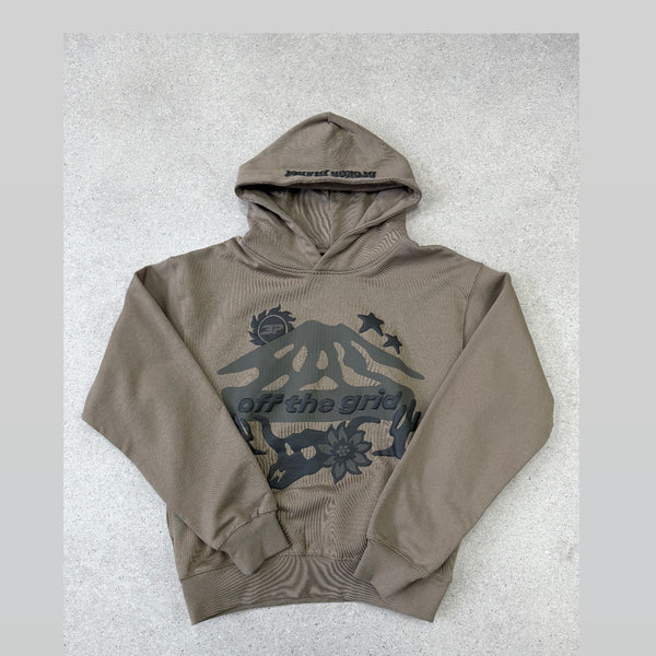 BROKEN PLANET MARKET OFF THE GRID HOODIE CINDER BROWN