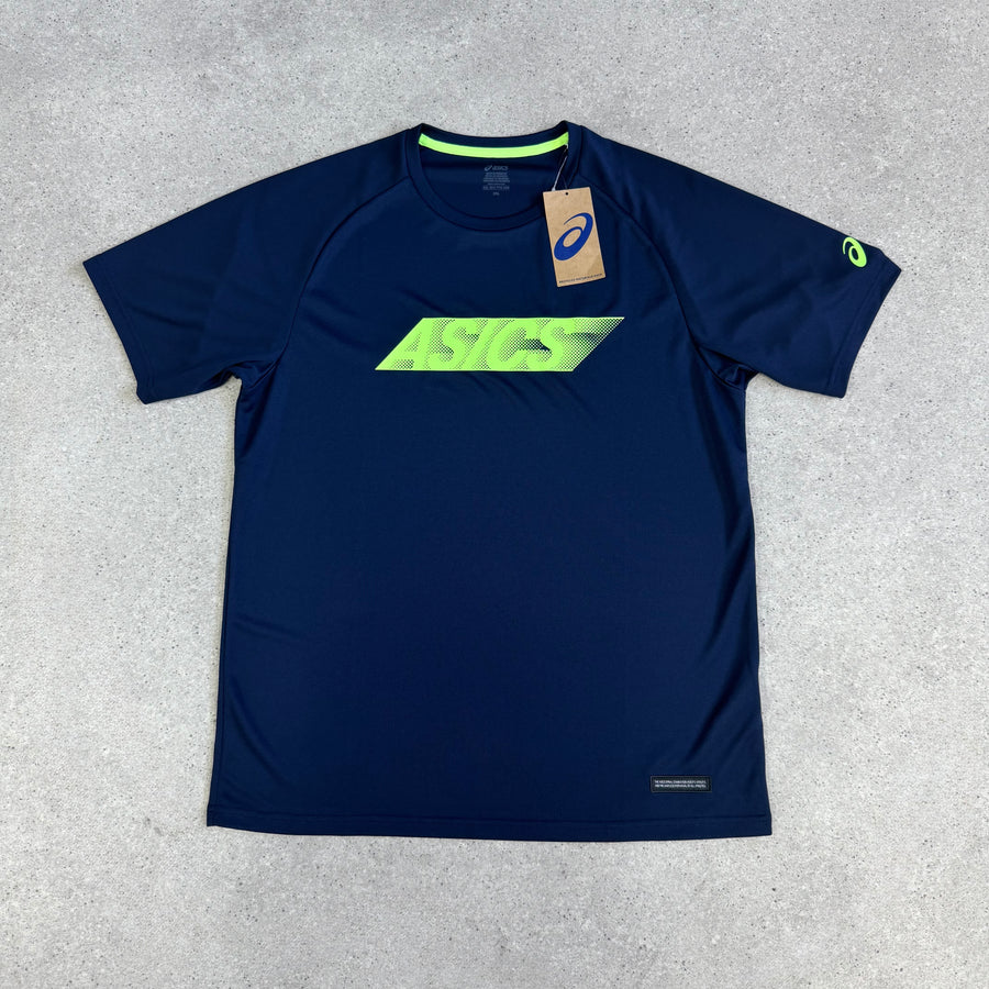 ASICS T Shirt Neon Logo