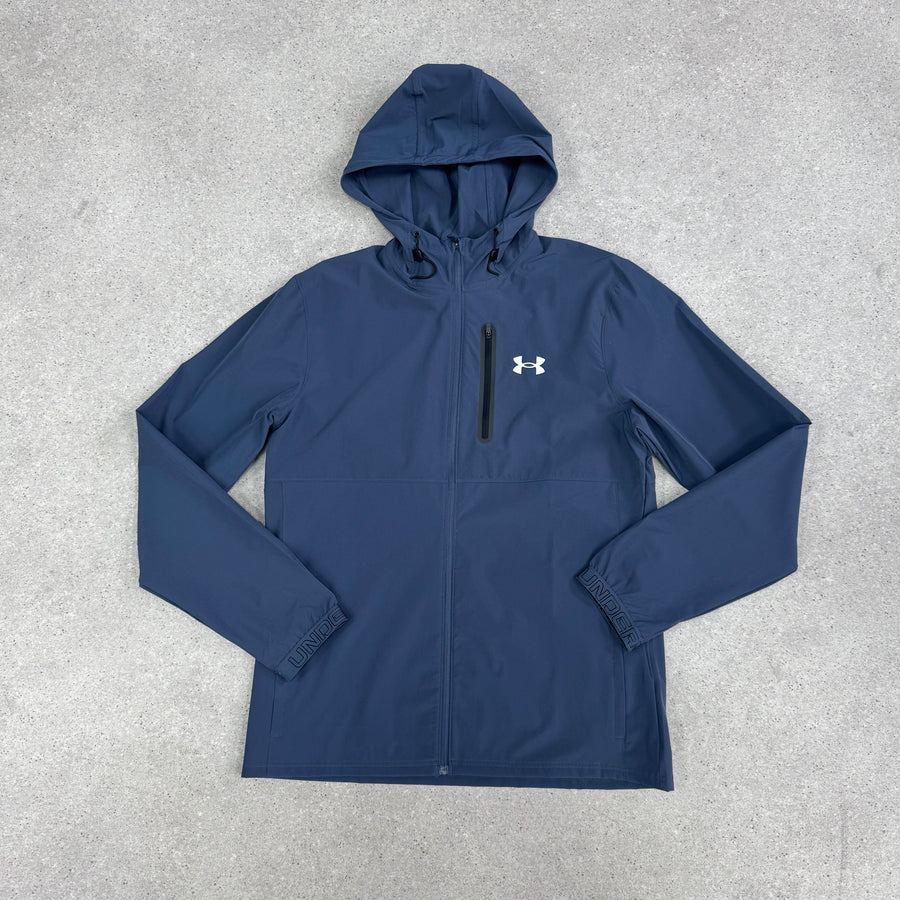 UNDER ARMOUR VANISH WOVEN JACKET ‘NAVY’