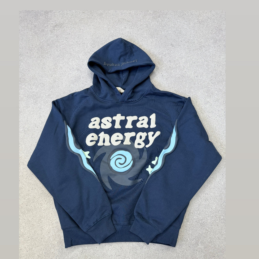 Broken Planet Astral Energy Outer Space Blue Hoodie