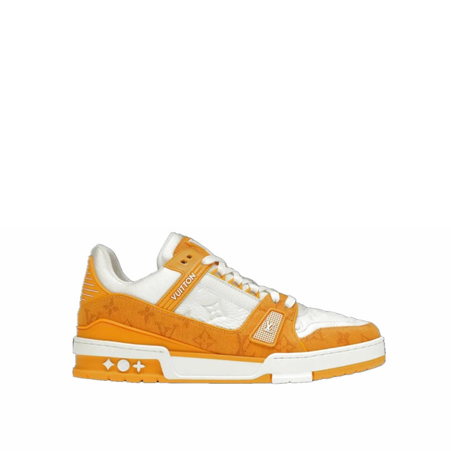 Louis Vuitton Trainer Low 'Yellow Monogram Denim'