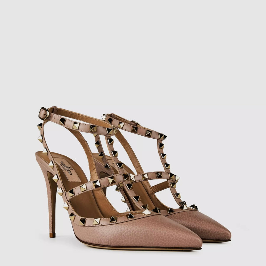 Valentino Rockstud Ankle Strap Pumps