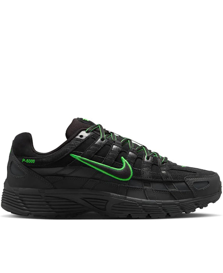 NIKE P-6000 PRM BLACK GREEN STRIKE