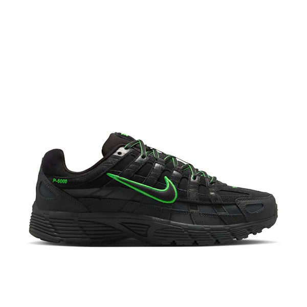 NIKE P-6000 PRM BLACK GREEN STRIKE