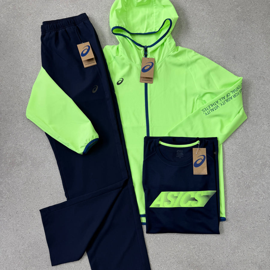 ASICS WATERPROOF WINDRUNNER BUNDLE NEON