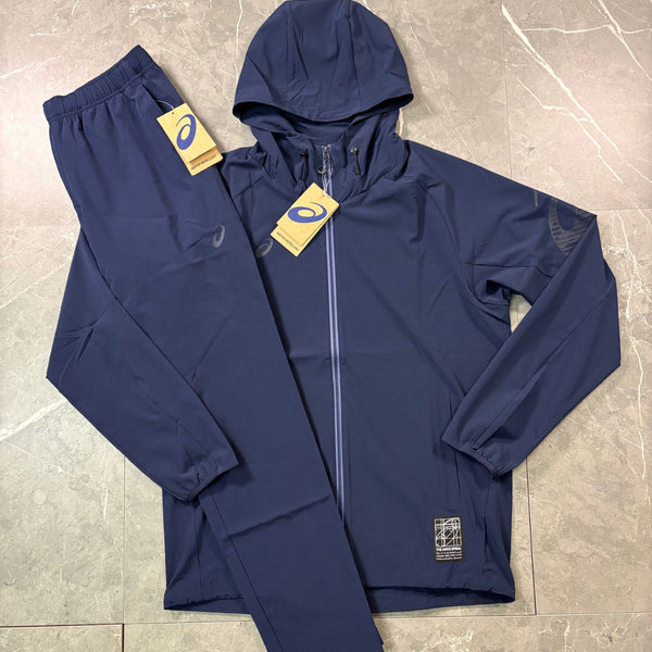 Asics Navy Blue Asia Exclusive Tracksuit